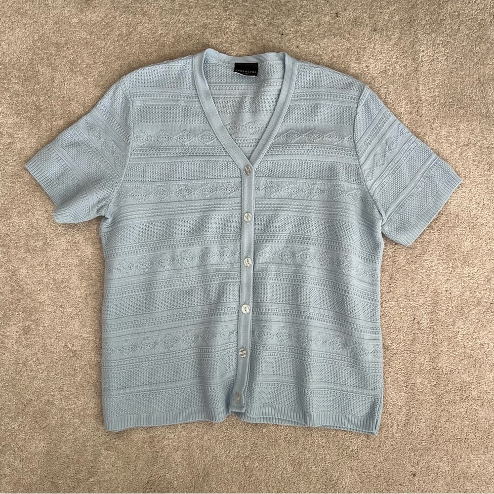 Women’s Vintage Knit Button-Up Cardigan